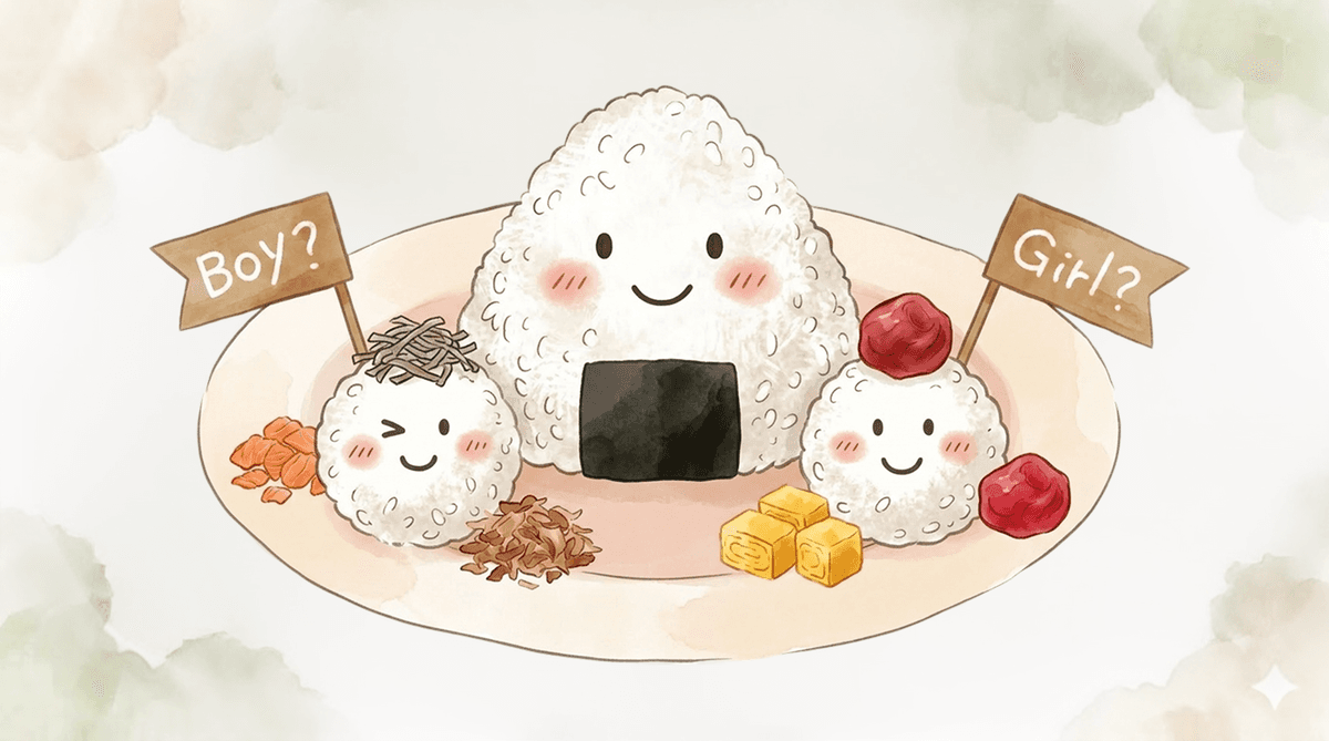 ジェンダーリビールおにぎりの作り方｜中身で性別を発表する方法