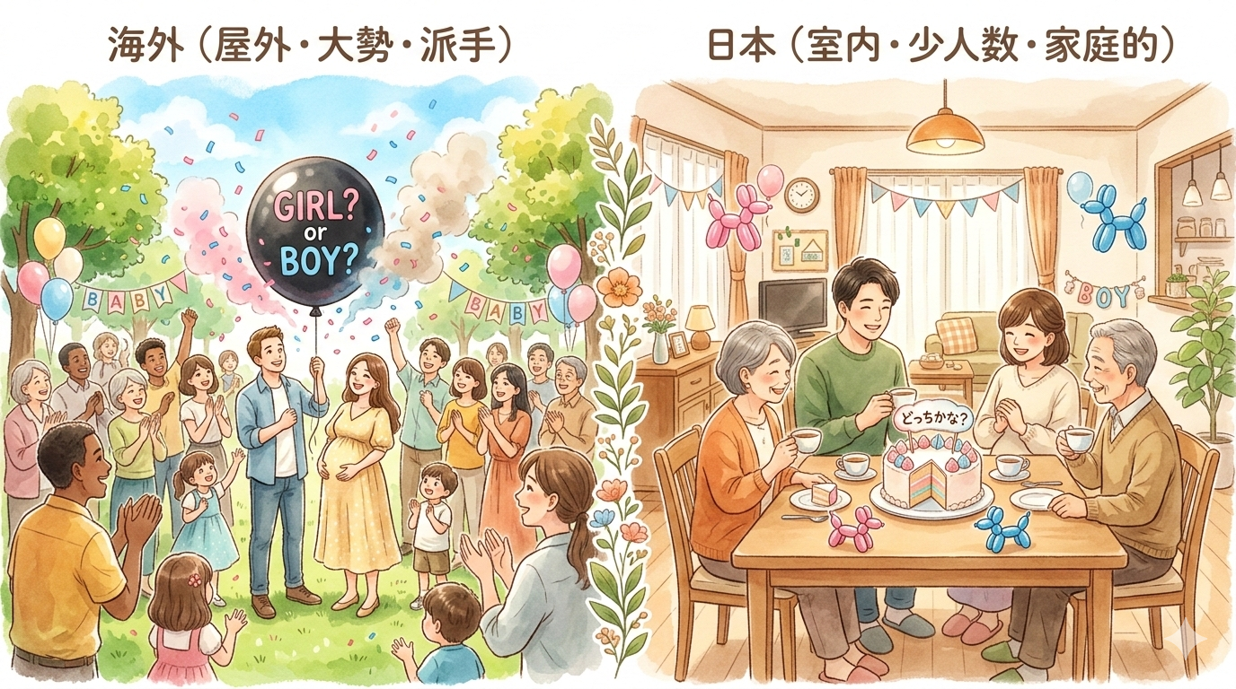 海外と日本のジェンダーリビールの違い