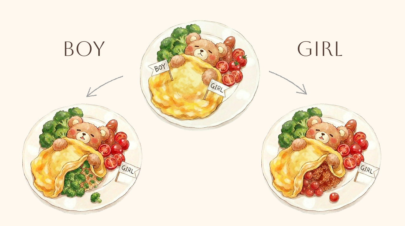 オムライスでジェンダーリビール