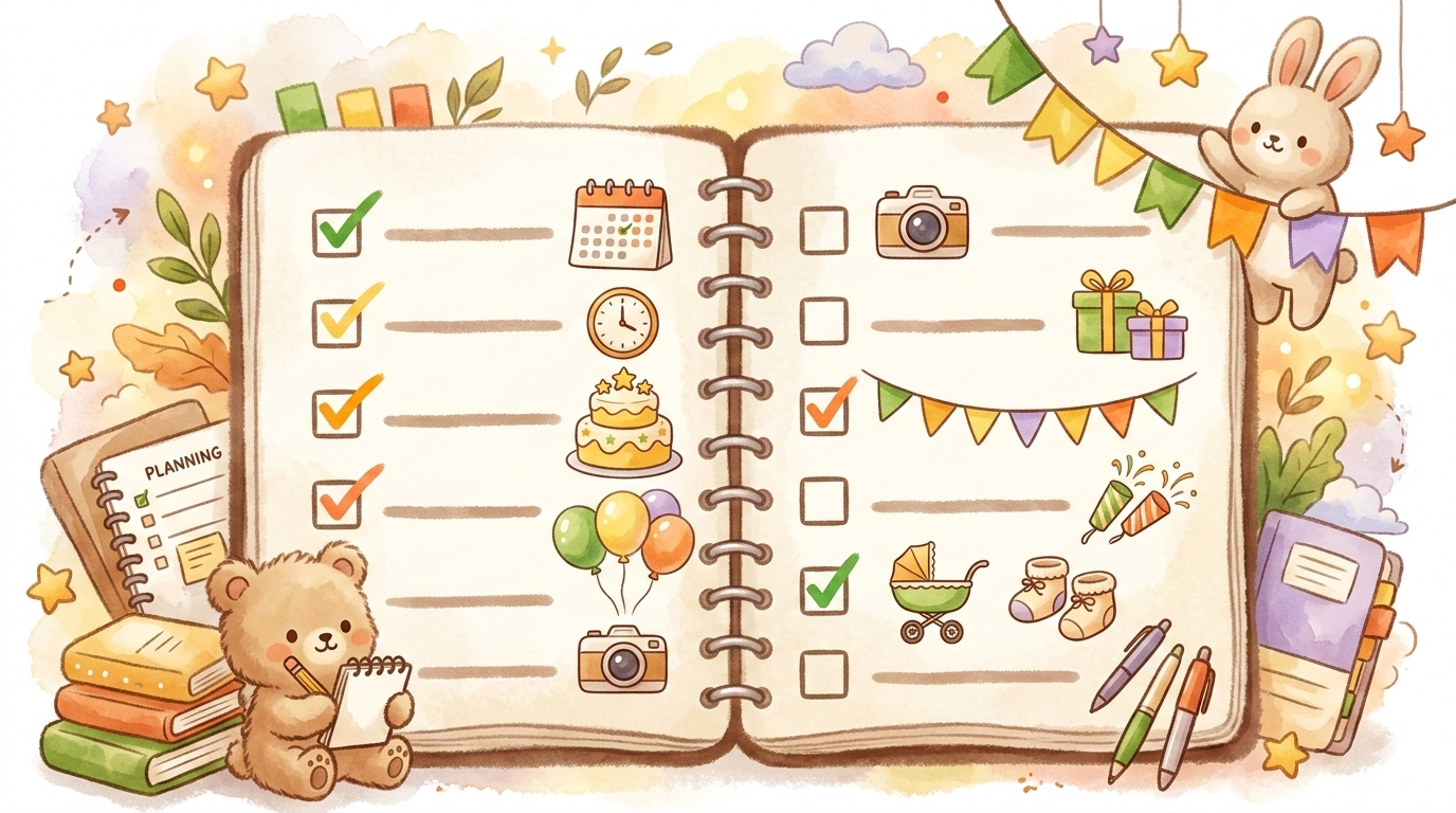 ジェンダーリビールの準備リスト｜失敗しないチェック項目とスケジュール