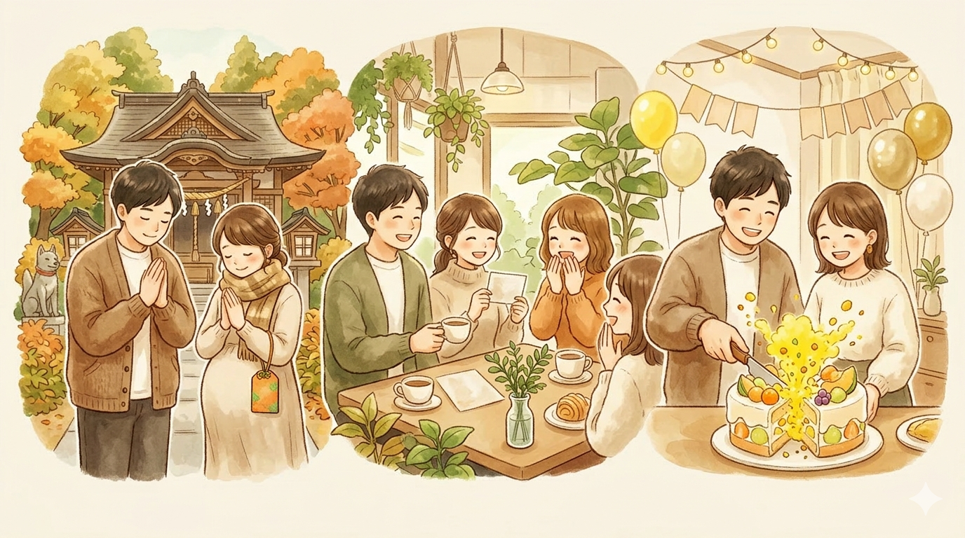 妊娠中のイベント:戌の日・ベビーシャワー・ジェンダーリビール