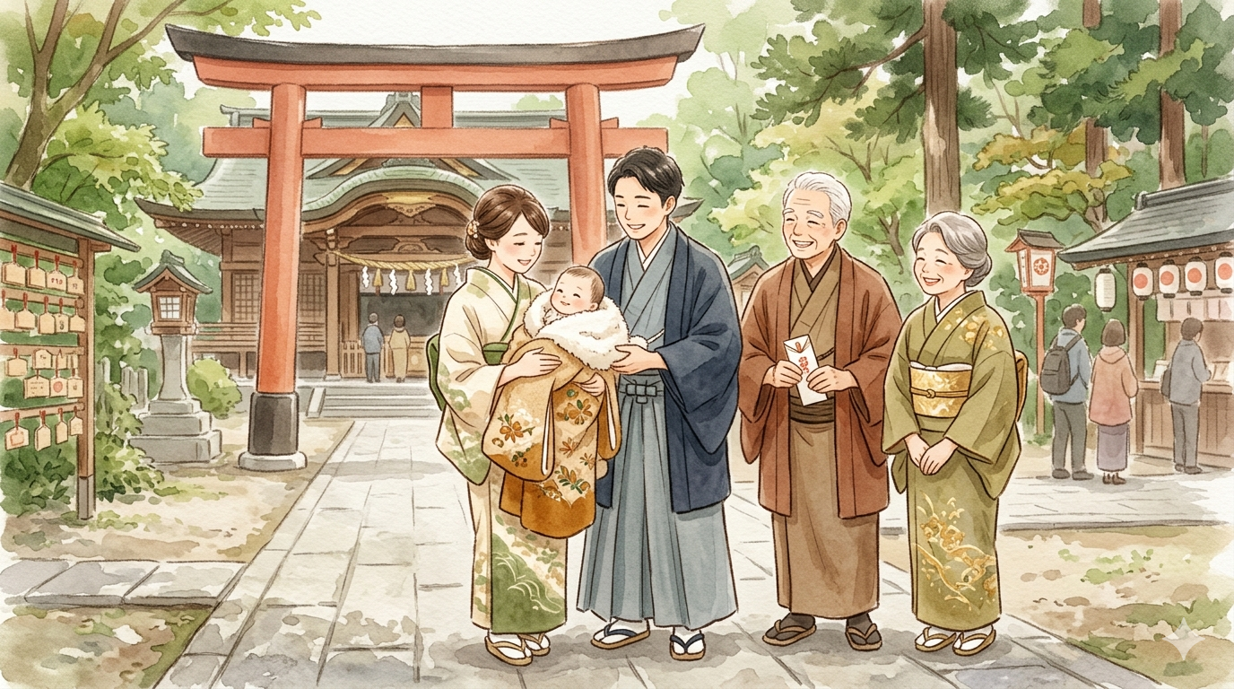 生後0〜3ヶ月:お宮参り