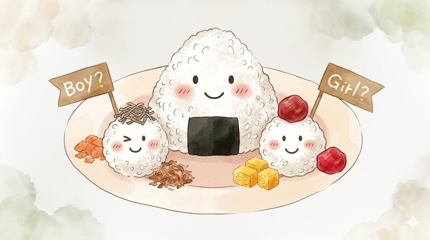 ジェンダーリビールおにぎりの作り方｜中身で性別を発表する方法