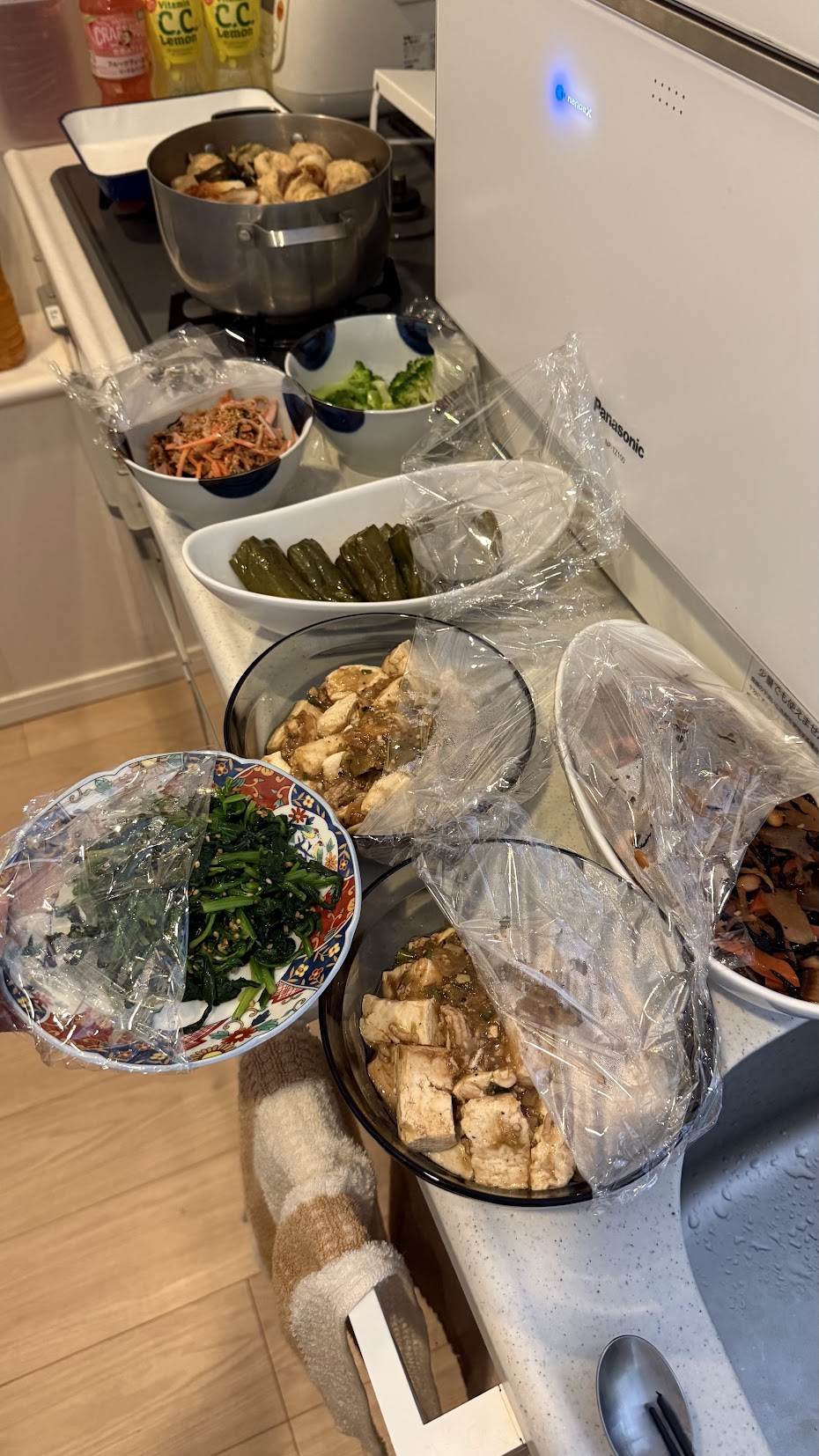 CaSy料理代行3回目の作り置きおかず